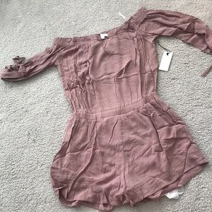 Off the shoulder romper